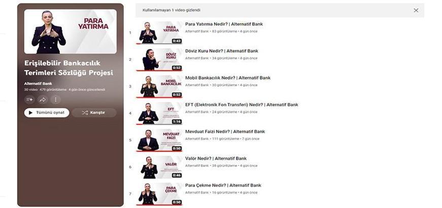 Alternatif Bank’tan “Erişilebilir Bankacılık Terimleri Sözlüğü” projesi