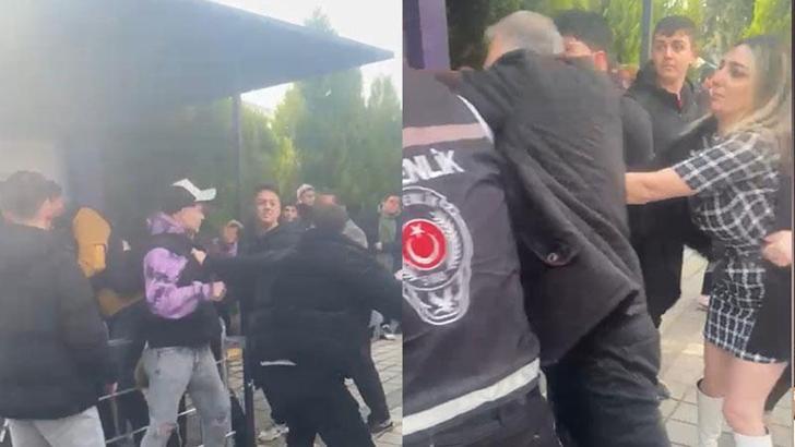 Kolejde yaşanan beyzbol sopalı kavgada 3 kişi gözaltına alındı