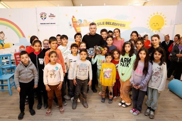 Şile Belediye Başkanı Ocaklı, Antakya'da çocuklarla bir araya geldi