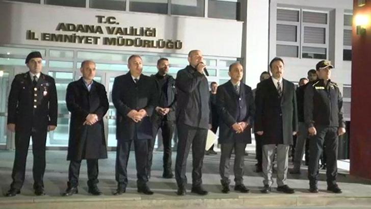 Adana'da 212 kişinin gözaltına alındığı 'Kökünü Kurutma Operasyonu' kamerada