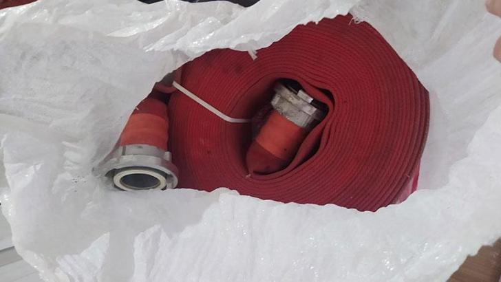 Yangın söndürme hortumu ve su motoru hırsızlığına 2 tutuklama