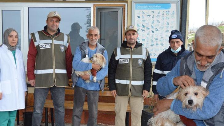 Muğla’da 1 yıl önce çalınan köpek, mikroçip sayesinde Elazığ’da bulundu