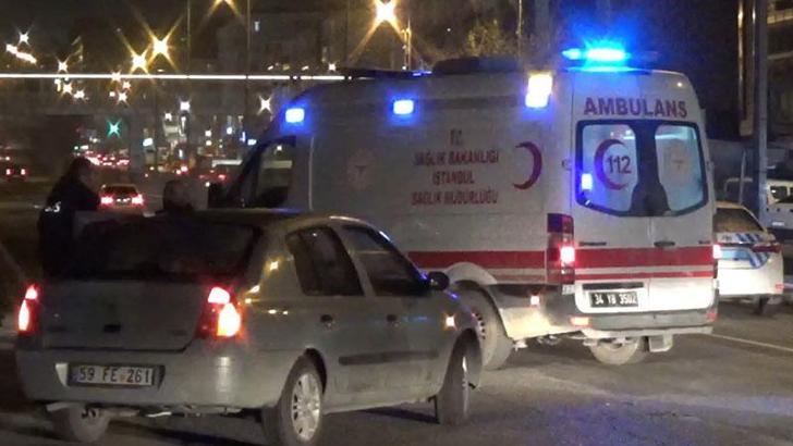 Silivri D-100 Karayolu'nda otomobilin çarptığı yaya yaralandı