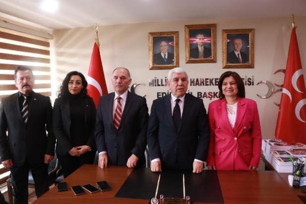 MHP Edirne'den milletvekili aday adaylarını tanıttı