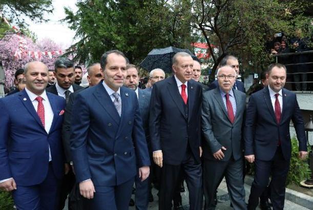 Cumhurbaşkanı Erdoğan'dan Fatih Erbakan'a ziyaret