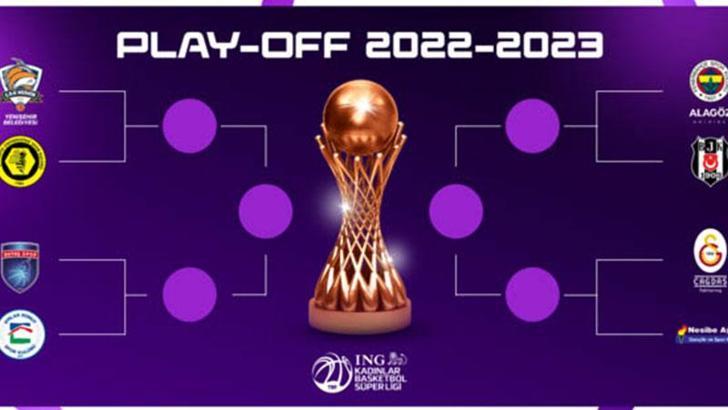 Kadınlar Basketbol Süper Ligi Nilay Aydoğan Sezonu'nun play-off eşleşmeleri belli oldu