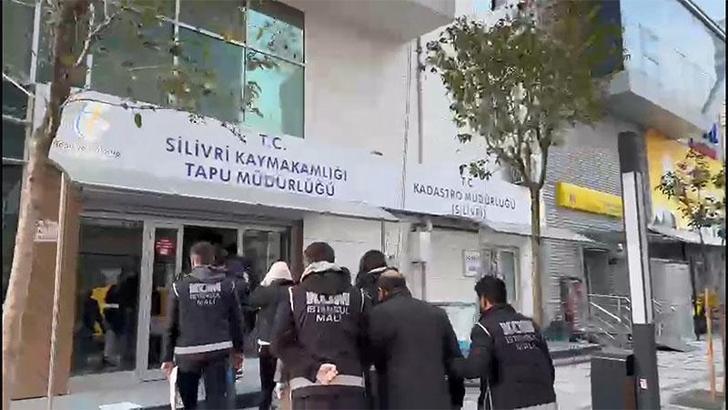 Silivri Tapu Müdürlüğü'ne 'rüşvet' operasyonu: 79 gözaltı