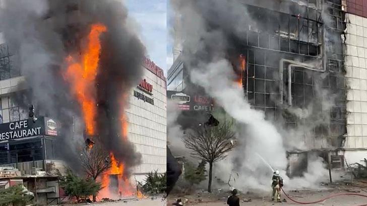 Ankara'da AVM'de yangın paniği