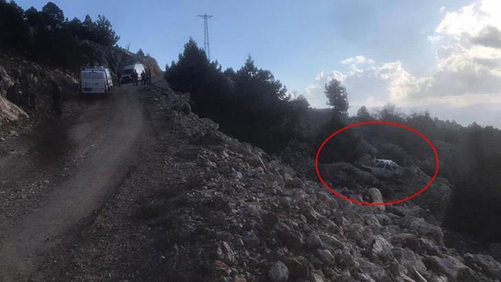 Mermer ocağı işçilerinin bulunduğu cip şarampole yuvarlandı: 5 ölü, 1 yaralı