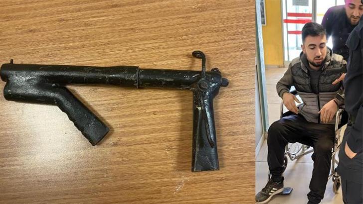 Yolda bulup incelerken yaralanmasına neden olan düzenek, ‘el yapımı tüfek’ çıktı