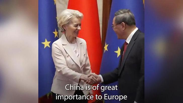 Avrupa Komisyonu Başkanı Leyen, Çin Başbakanı Qiang ile görüştü