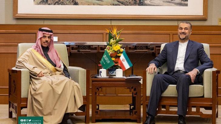 Suudi Arabistan Dışişleri Bakanı Farhan, İranlı mevkidaşı Abdullahiyan ile görüştü