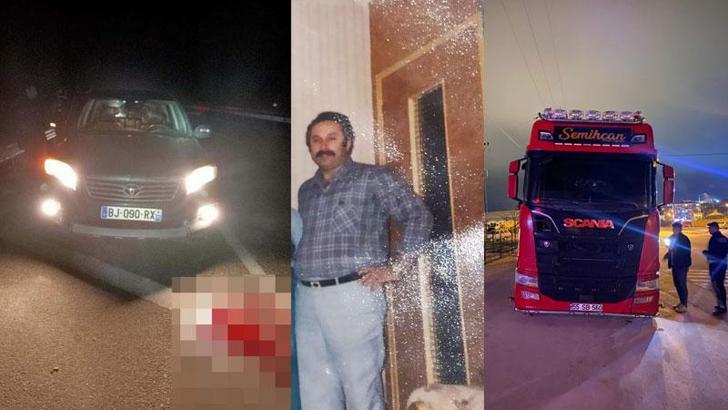 Yol verme tartışmasında TIR ile otomobil arasında sıkışan sürücü öldü