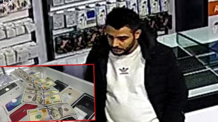 Avcılar'da sahte 800 dolarla 15 bin liralık telefon ve bin 60 lira para üstü alıp gitti