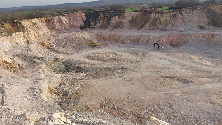 Edirne'de, köylülerin kalker ocağına karşı açtığı dava karara kaldı