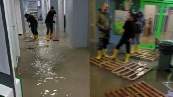 Tuzla'da altyapı çalışması su baskınlarına neden oldu iddiası