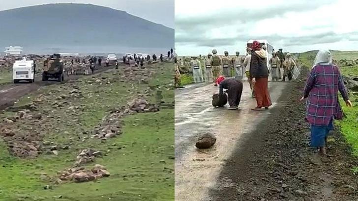 Mardin'de güneş enerjisi santrali gerginliği; jandarma müdahale etti