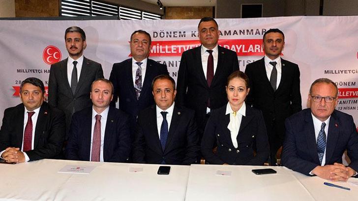 MHP'nin Kahramanmaraş'taki aday tanıtımında İYİ Partililere 'Kapımız açık' çağrısı
