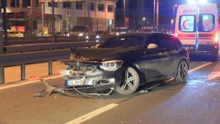Bahçelievler D-100'de 3 aracın karıştığı kazada, 1 ölü, 3 yaralı