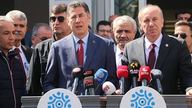 Sinan Oğan'dan Muharrem İnce'ye 'seçim güvenliği' ziyareti