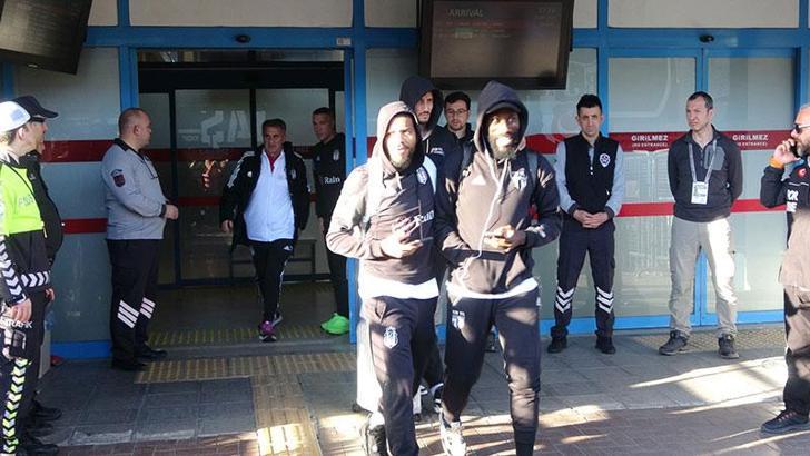 Beşiktaş kafilesi Trabzon’da