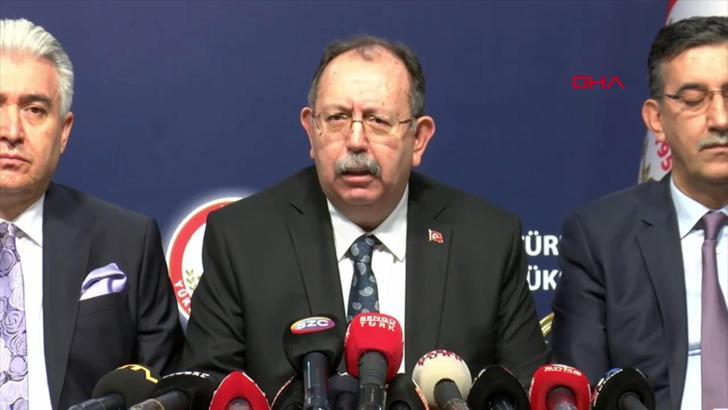 YSK Başkanı Yener: 64 milyon 113 bin 941 seçmen oy kullanacak