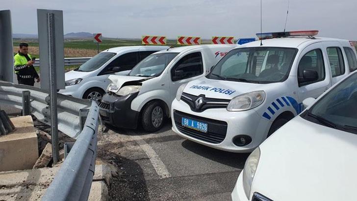 Kargo aracını çaldı, 55 kilometre sonra kaza yapınca yakalandı