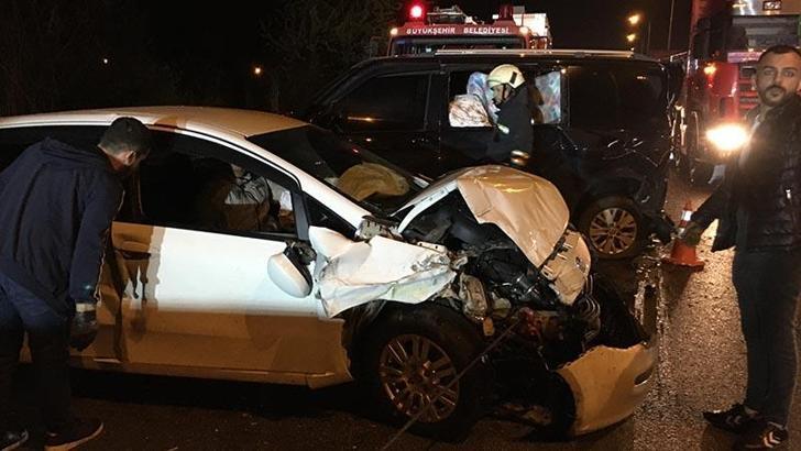 Samsun'da zincirleme kaza : 7 yaralı