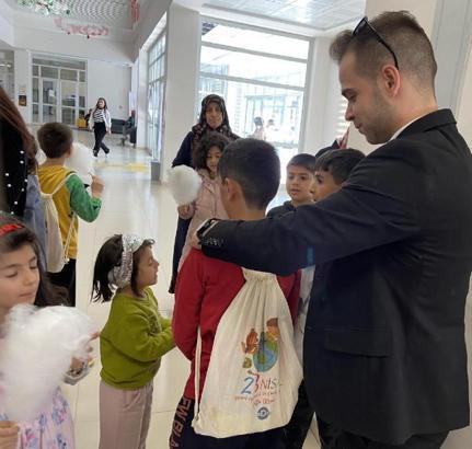 MEDAŞ çocukları yalnız bırakmadı