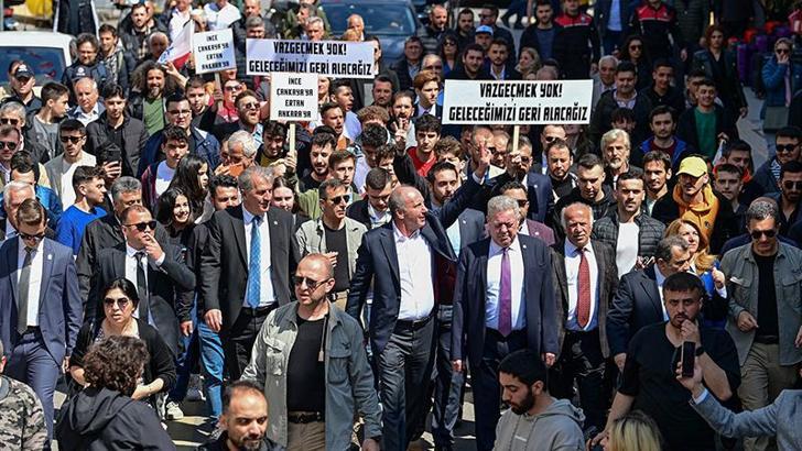 Muharrem İnce: Bu iktidarı da, bu muhalefeti de birlikte göndereceğiz