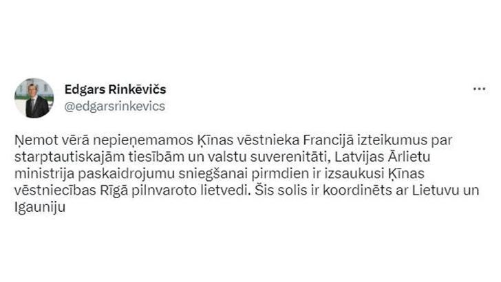 Çinli büyükelçinin ‘eski Sovyet ülkeleri’ açıklaması tepki çekti