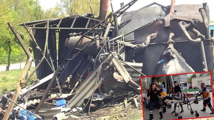 Çiftlikte kalorifer kazanı patladı: 1 işçi ağır yaralı