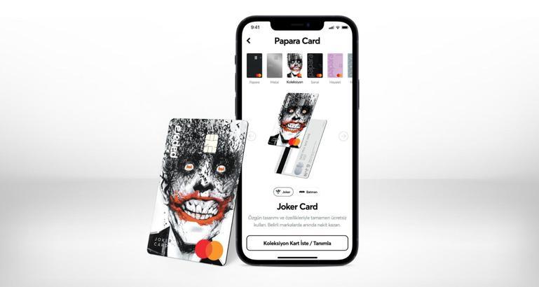 Papara’dan özel tasarımlı yeni kart: Joker Card