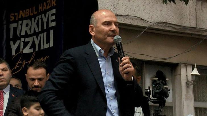 İçişleri Bakanı Soylu, Balat'ta Cumhurbaşkanı Erdoğan'ın mesajı ile halka seslendi