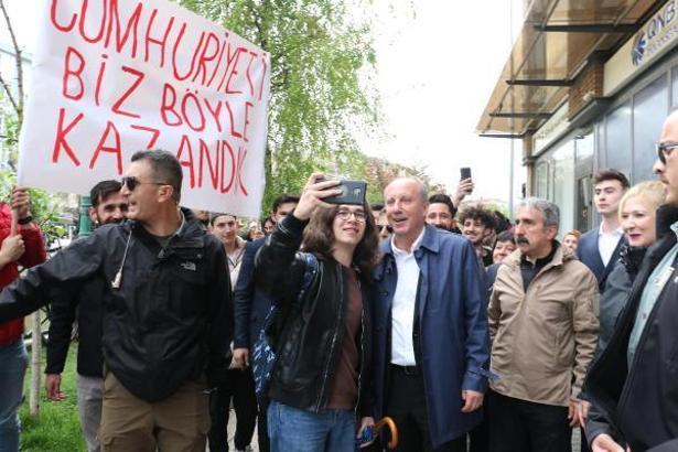 İnce: Türkiye’nin neresine gidersem gideyim, beni gençler karşılıyor