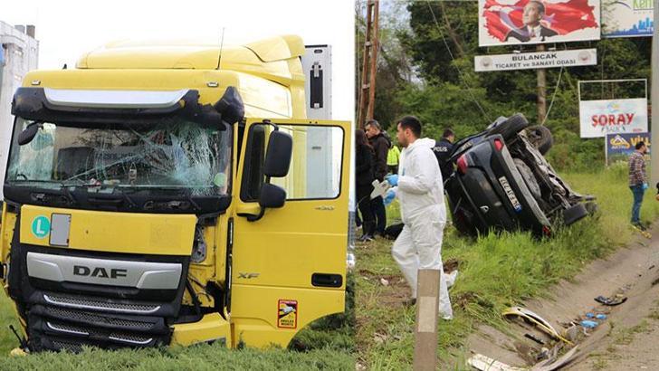 Giresun'da cenaze yolunda kaza: 2 ölü, 3 yaralı