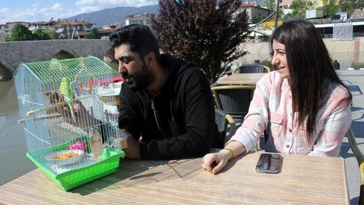 Depremzede çiftin yanlarından ayırmadıkları muhabbet kuşu kazada kayboldu