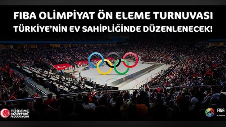 Basketbolda, Olimpiyat Ön Eleme Turnuvası Türkiye'de oynanacak