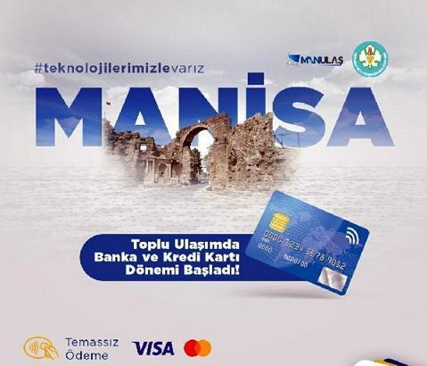 Manisa'da toplu ulaşımda banka ve kredi kartı dönemi başlıyor