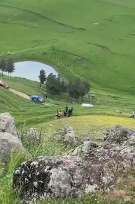 Batman’da manzara izlerken uçuruma yuvarlandı