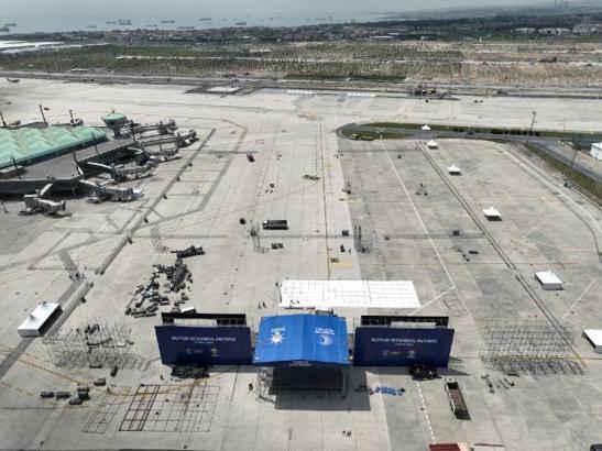 Cumhur İttifakı’nın İstanbul mitinginde hazırlıklar sürüyor