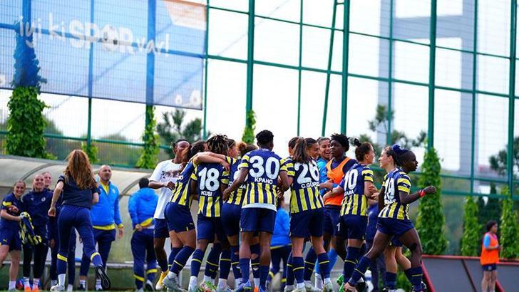 Fenerbahçe Petrol Ofisi Kadın Futbol Takımı, çeyrek final ilk maçında galip