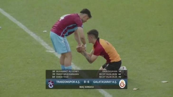 Trabzonspor, Galatasaray'ı devirdi; U17 Elit A Ligi'ni 3'üncü tamamladı