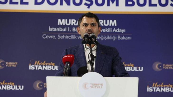 Bakan Kurum: İstanbul, 7 Mayıs'ta 14 Mayıs'ın zafer müjdesini verecek