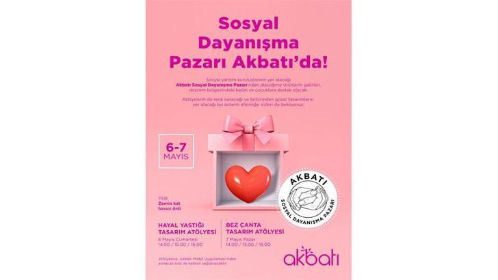Akbatı, ‘Sosyal Dayanışma Pazarı’na ev sahipliği yapacak