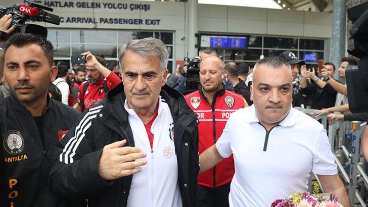 Beşiktaş kafilesine Antalya'da coşkulu karşılama