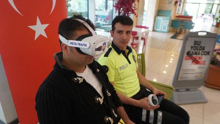 Siirt'te sanal gerçeklikle kaza anını yaşadılar