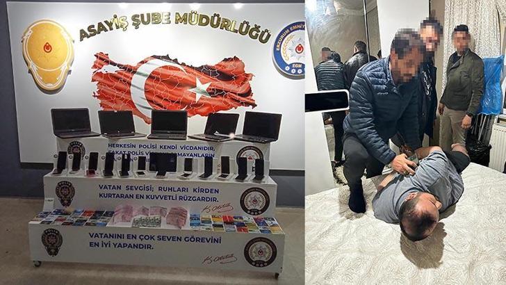 Lüks villayı üs yapan dolandırıcılık çetesi çökertildi: 22 gözaltı