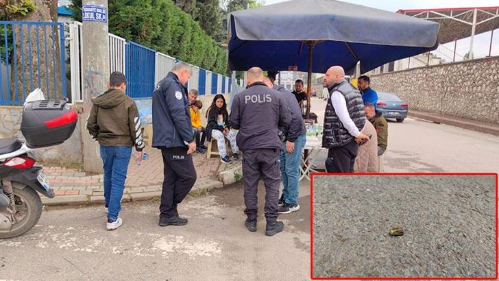 İnegöl'de stada girmeyi bekleyen taraftarların arasına yorgun mermi düştü