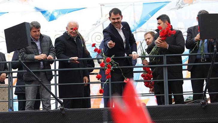 Bakan Kurum: Söz uçar eser kalır, bunların eseri yok